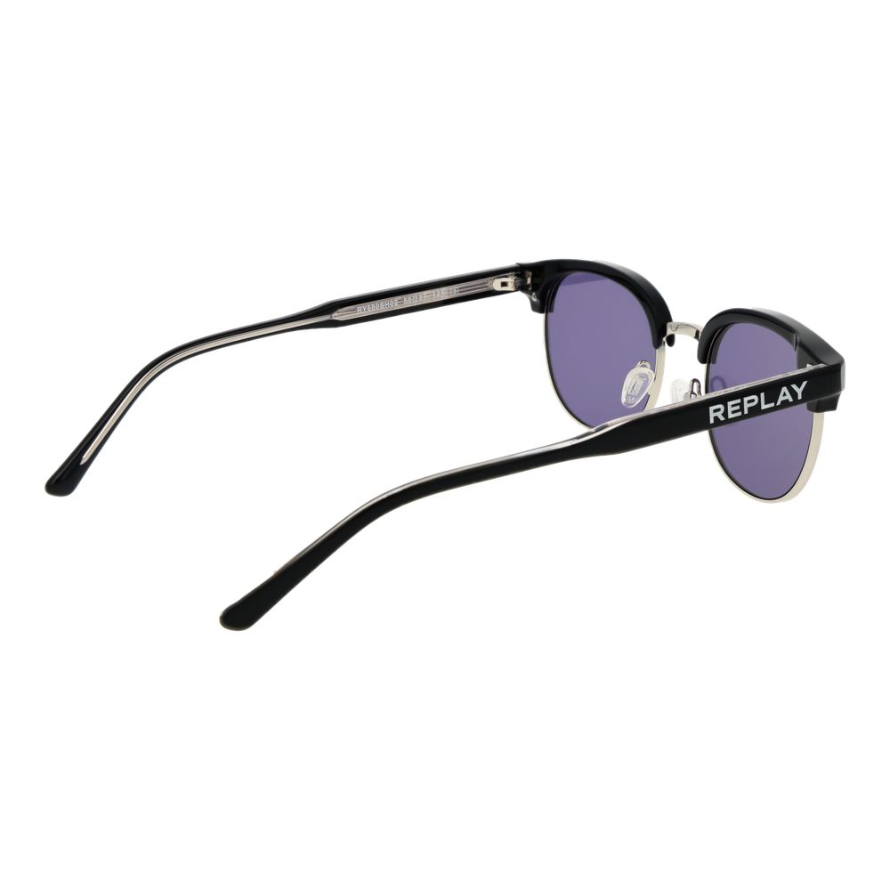 Replay Black Metal Sunglasses - Image 3