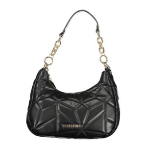 Mario Valentino Nero Polyurethane Women's Bag with Removable Shoulder Strap