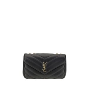 Saint Laurent Black Lamb Shoulder Bag