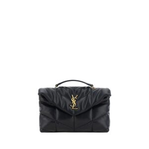 Saint Laurent Black Lamb Shoulder Bag