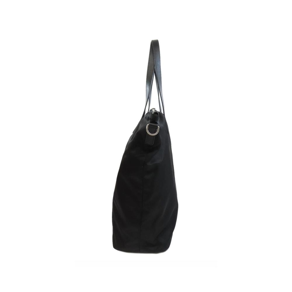 Prada Black Nylon Tote Bag - Image 3
