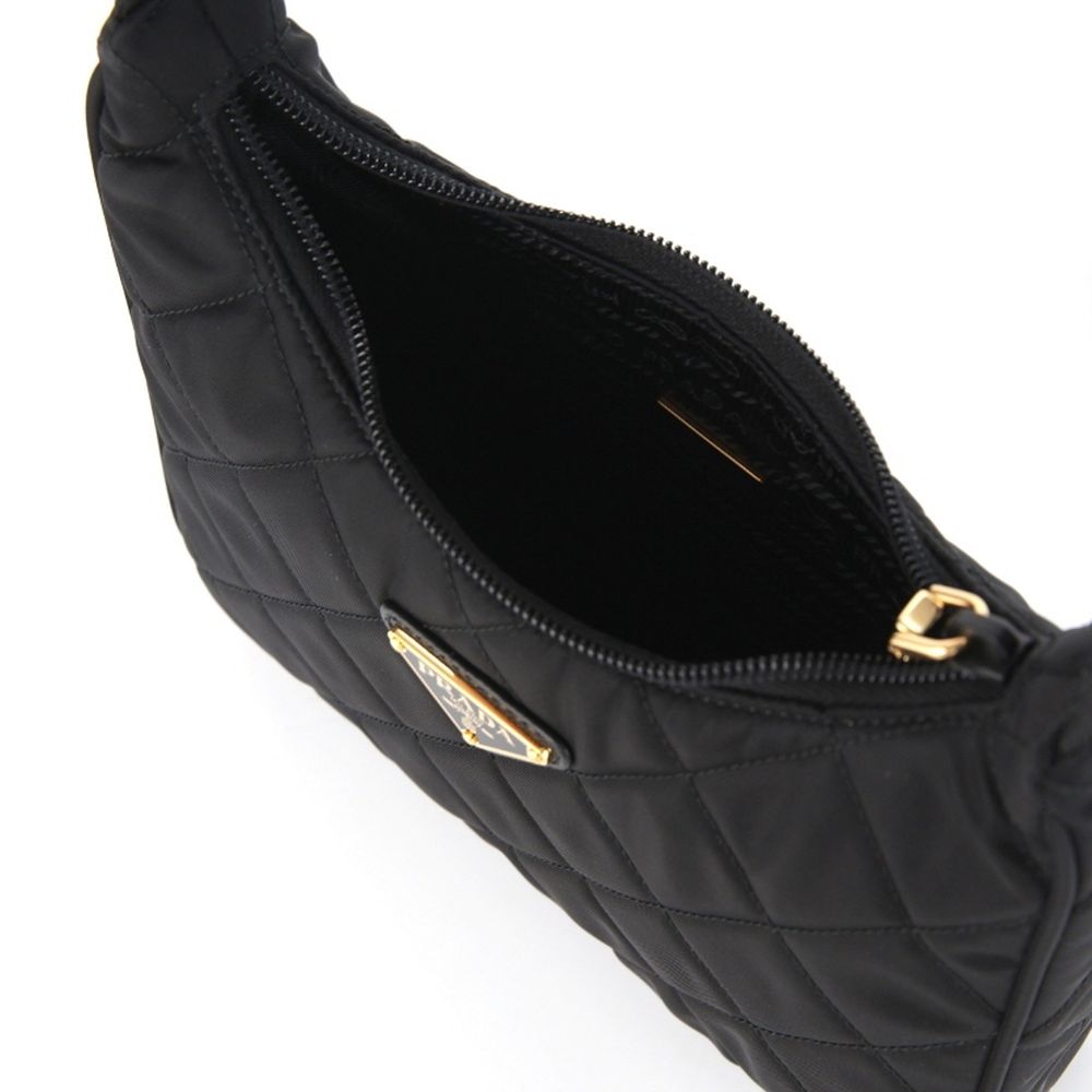 Prada Black Nylon Shoulder Bag - Image 4