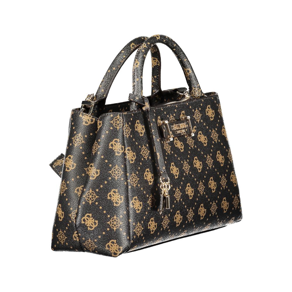 Guess Jeans Marrone Poliuretano Women Handbag - Image 3
