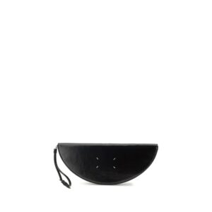 Maison Margiela Black Calf Leather Bos Taurus Clutch Bag