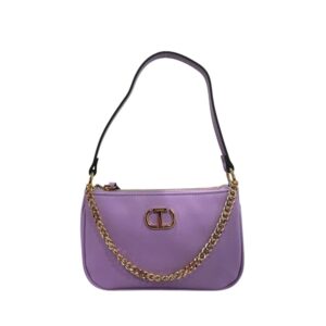 Twinset Purple PU Women Shoulder Bag