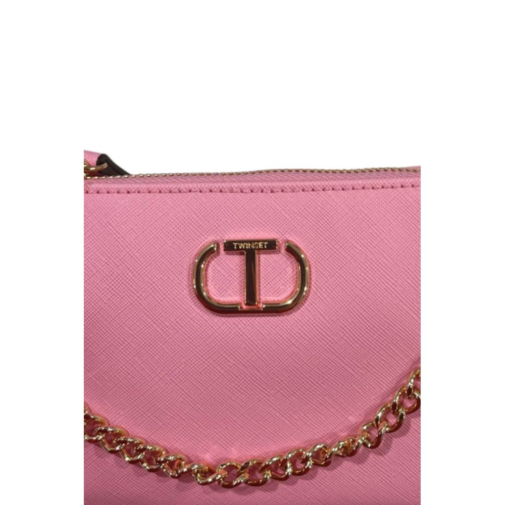 Twinset White PU Women Handbag - Image 5