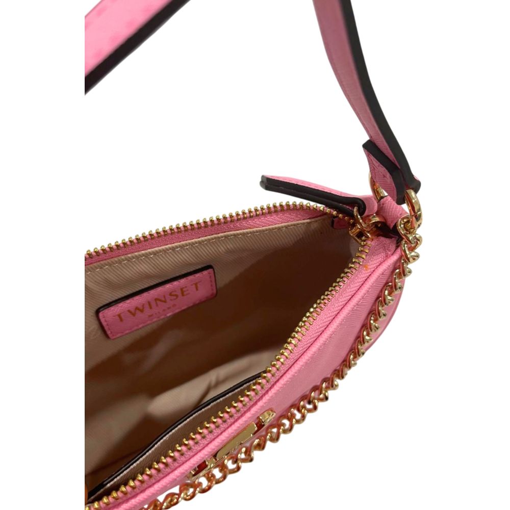 Twinset White PU Women Handbag - Image 6