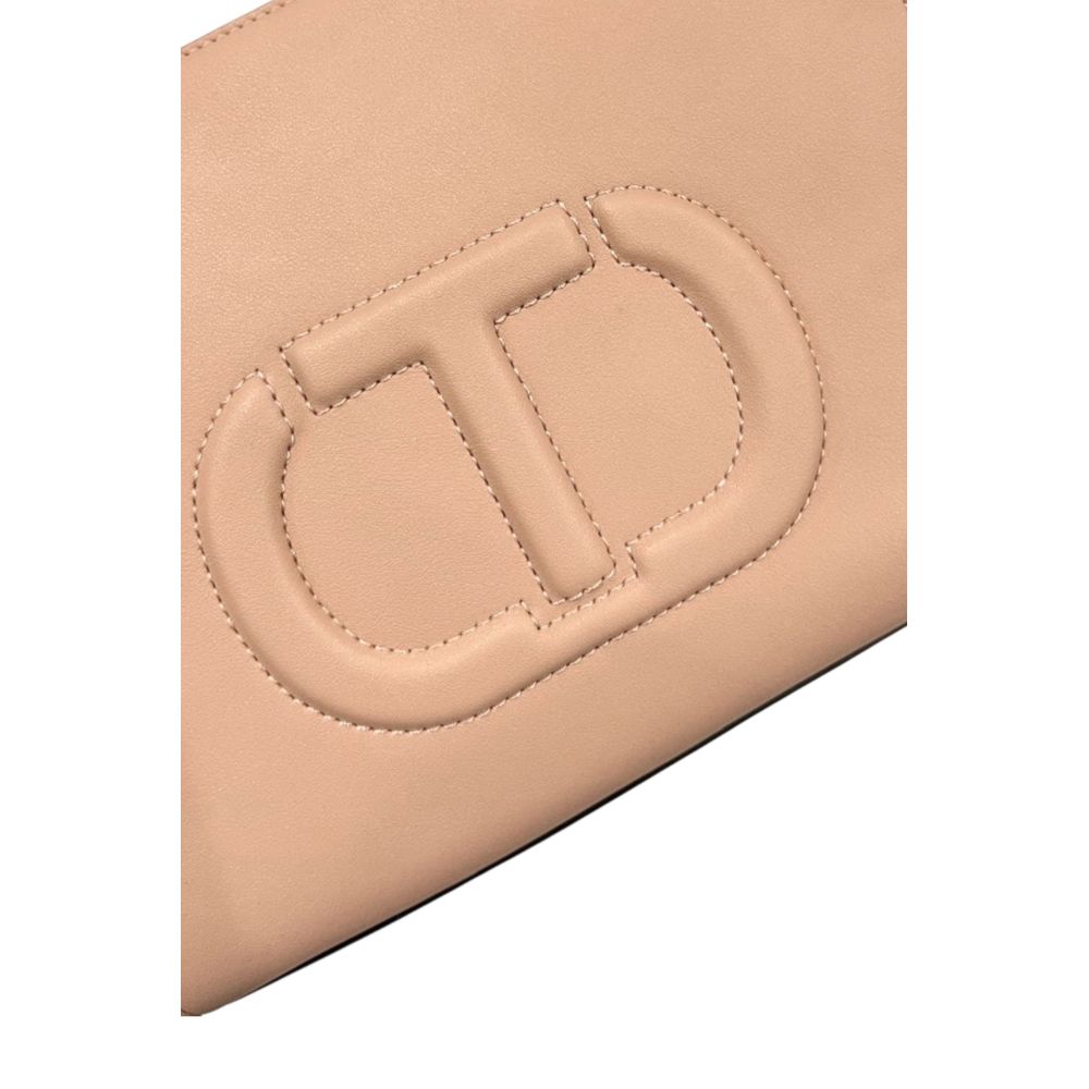 Twinset Pink PU Women Handbag - Image 5