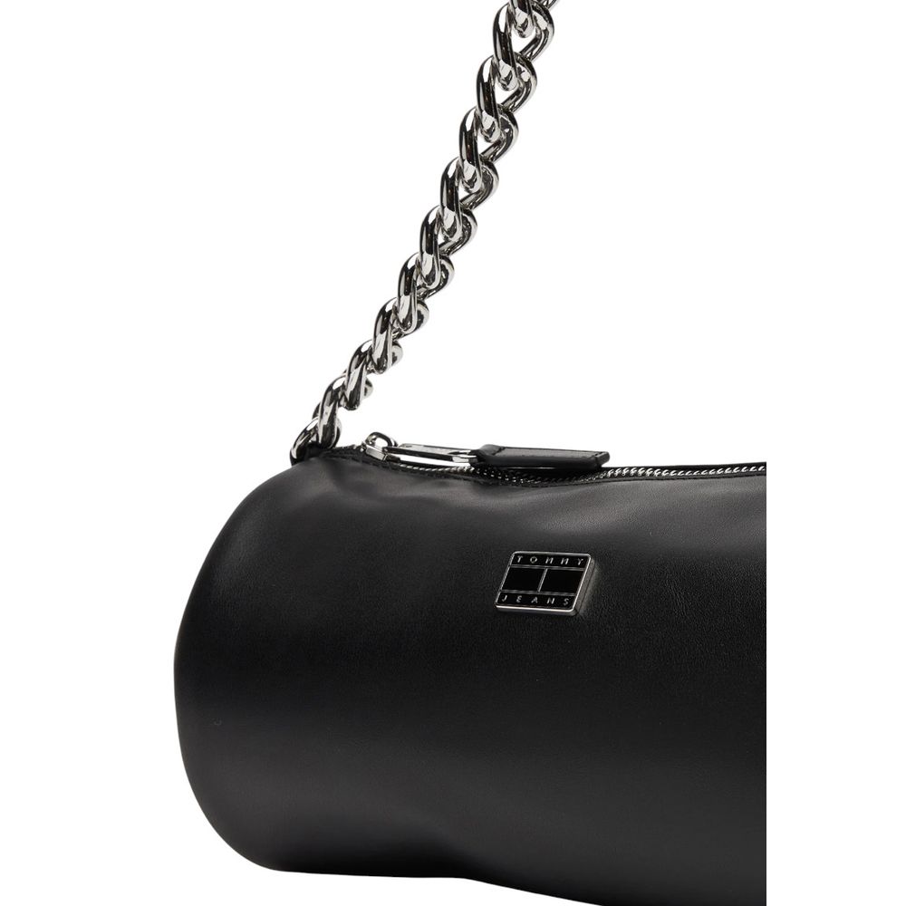 Tommy Hilfiger Jeans Black Artificial Leather Handbag - Image 4