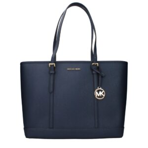 Michael Kors Blue Leather Shoulder Bag
