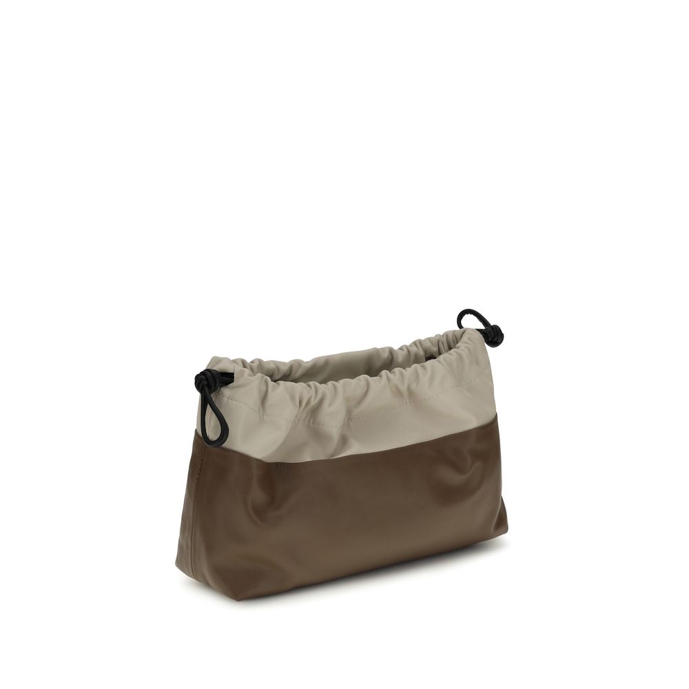 Pierre Hardy Brown Calf Leather Bos Taurus Clutch Bag - Image 3