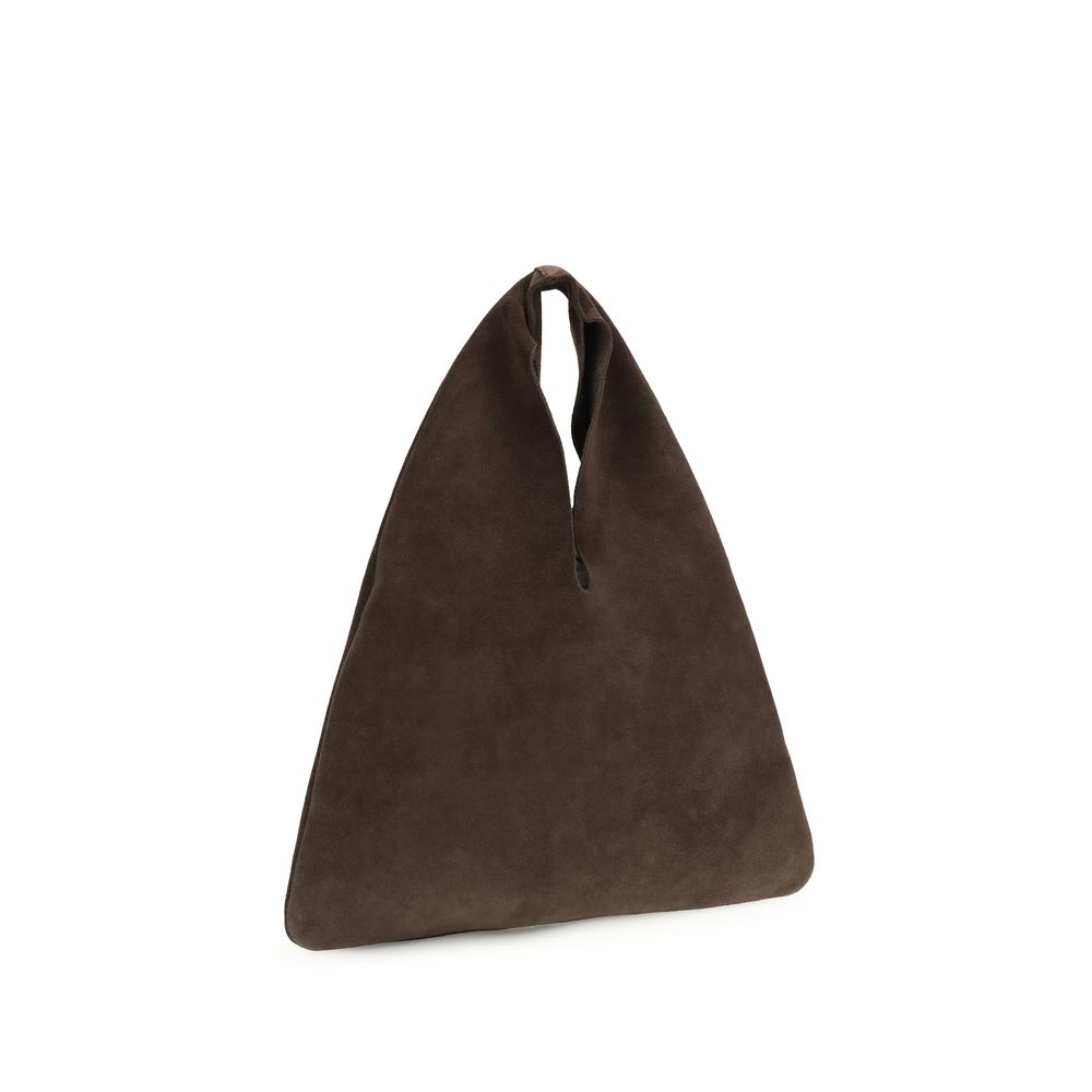 Manebi Brown Calf Leather Bos Taurus Shoulder Bag - Image 3