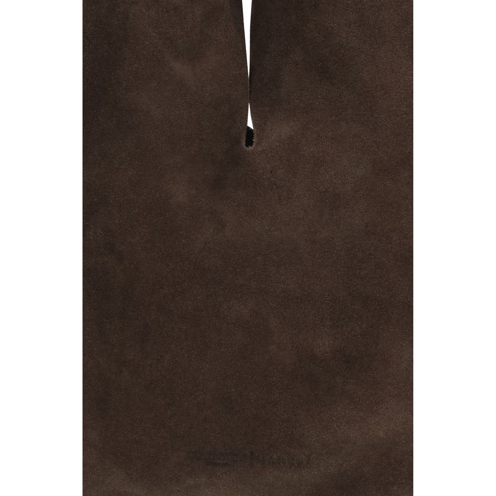 Manebi Brown Calf Leather Bos Taurus Shoulder Bag - Image 4