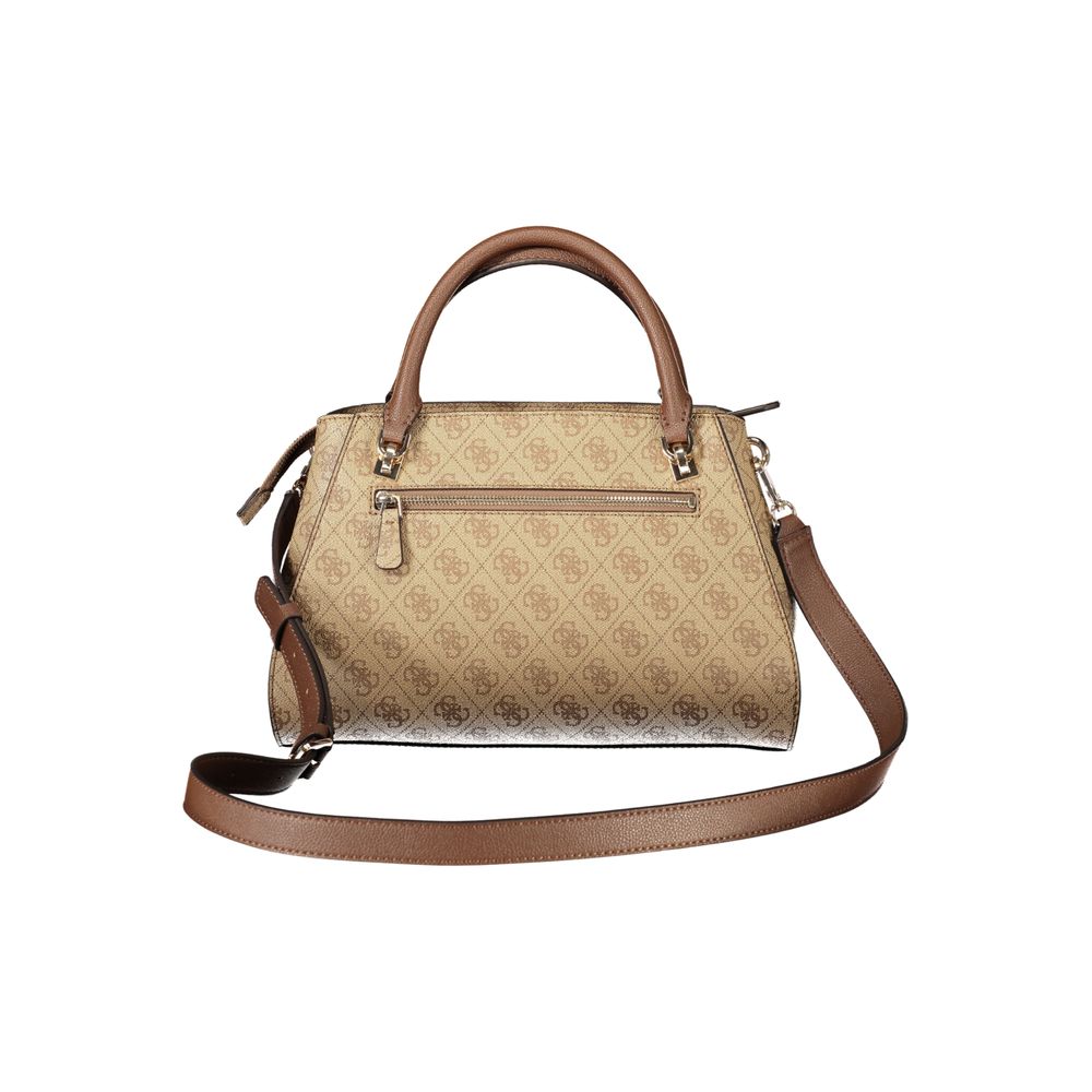 Guess Jeans Beige Polyurethane Women Handbag - Image 2