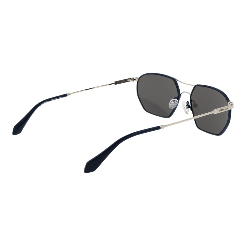 Replay Silver Metal Sunglasses - Image 3
