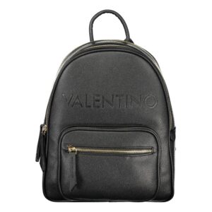 Mario Valentino Black Polyurethane Women's Backpack