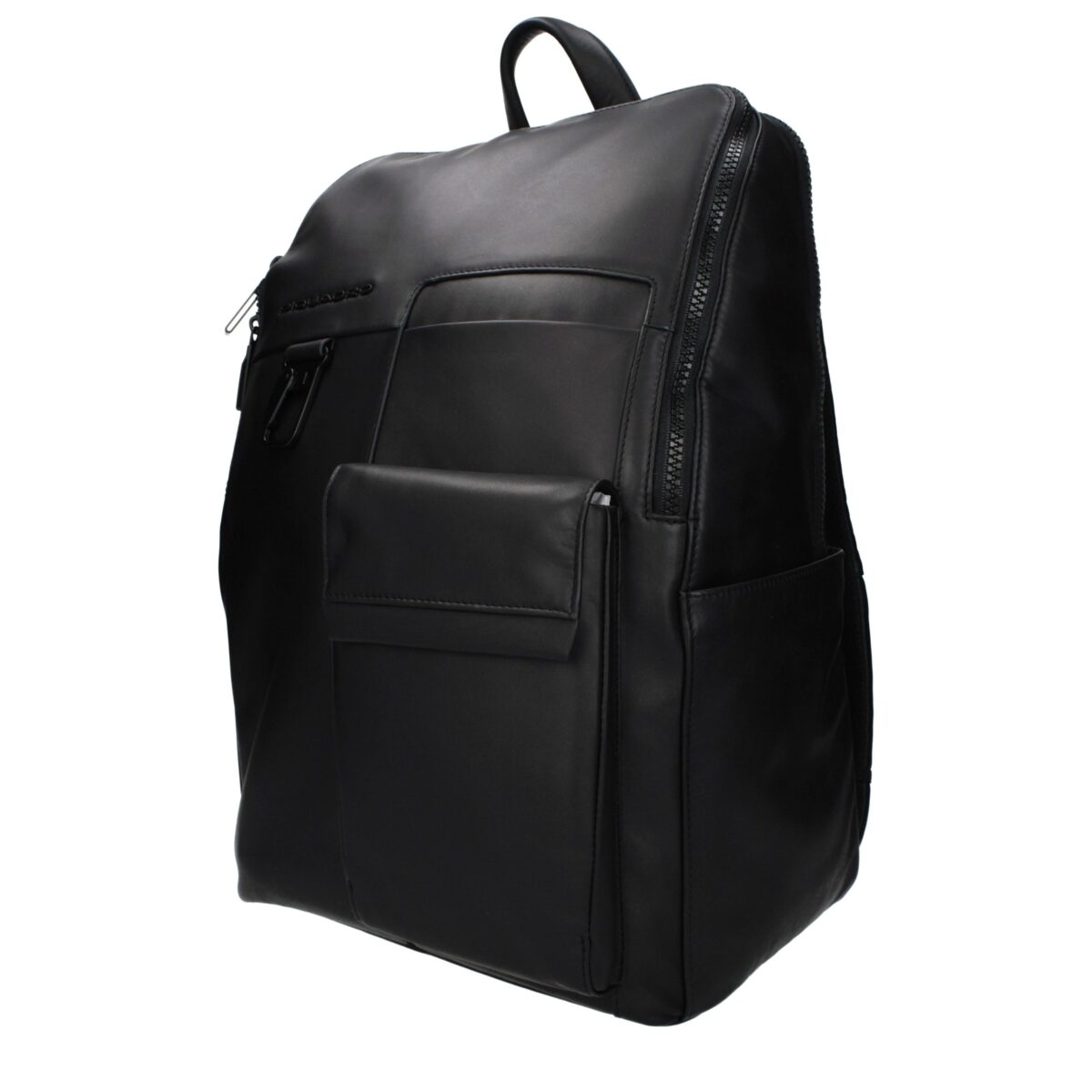 Piquadro Black Leather Backpack - Image 2