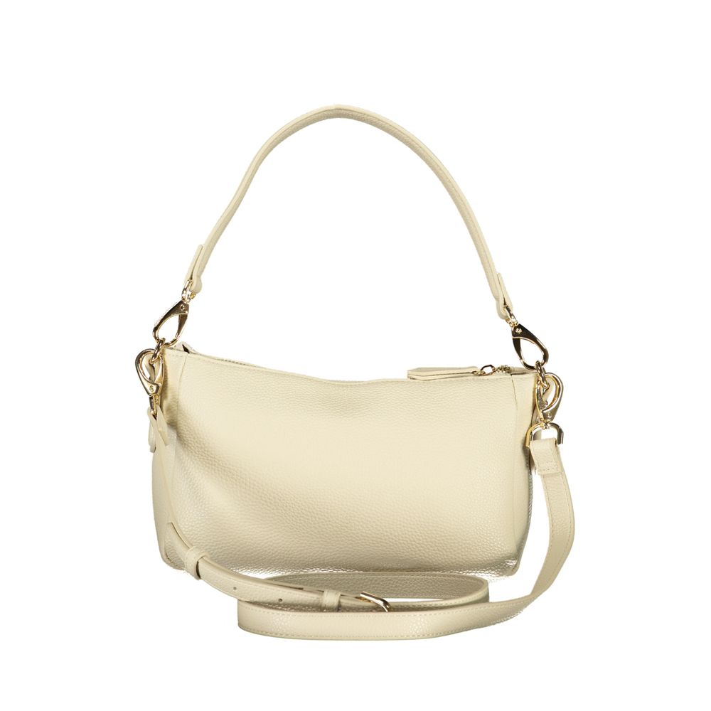 Mario Valentino Beige Polyurethane Women's Bag with Shoulder Strap - Image 2