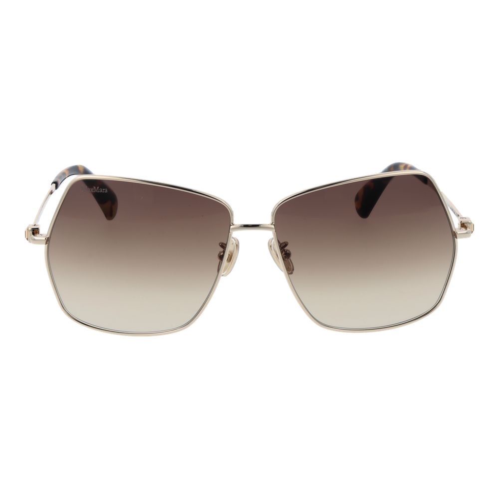 Max Mara Gold Metal Sunglasses - Image 2