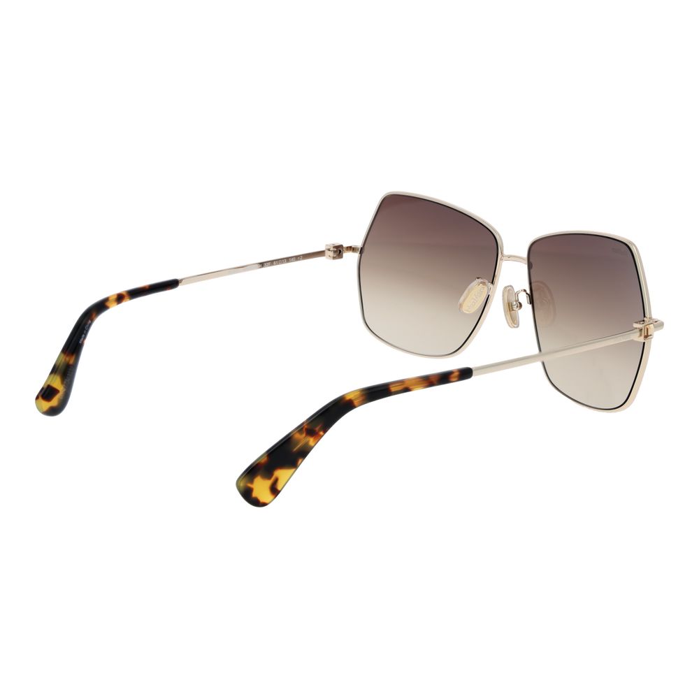 Max Mara Gold Metal Sunglasses - Image 3