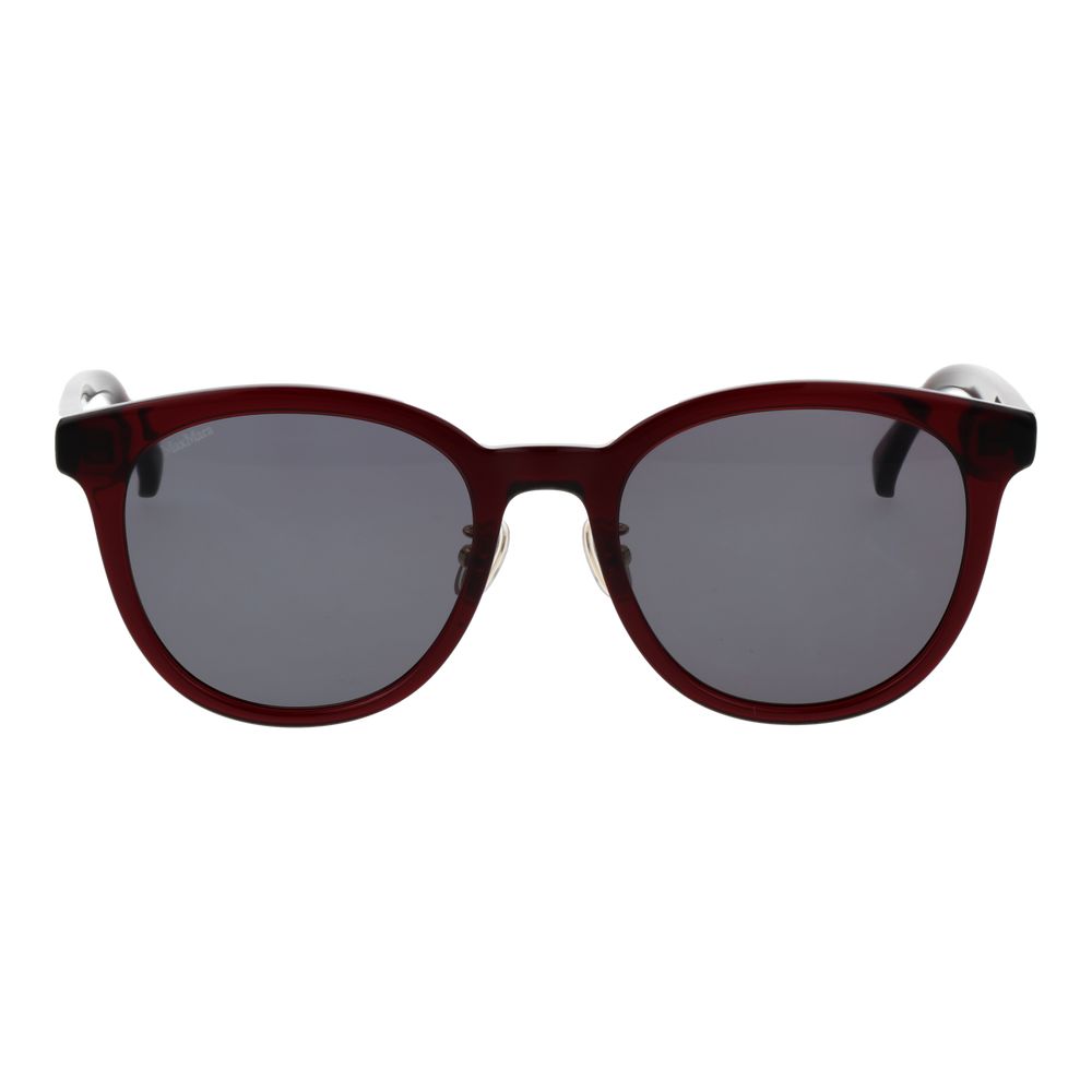 Max Mara Burgundy Acetate Sunglasses - Image 2