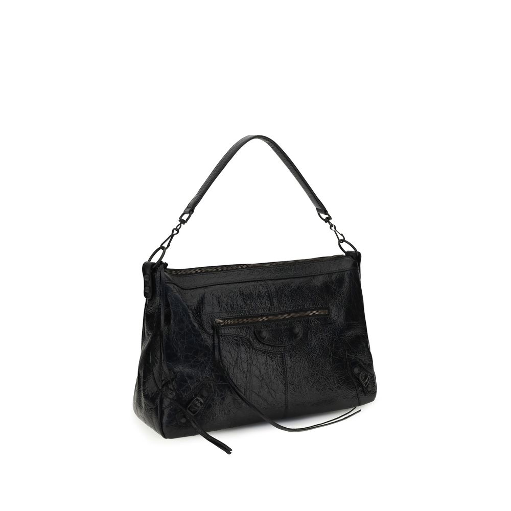 Balenciaga Black Lamb Ovis Aries Aries Shoulder Bag - Image 2
