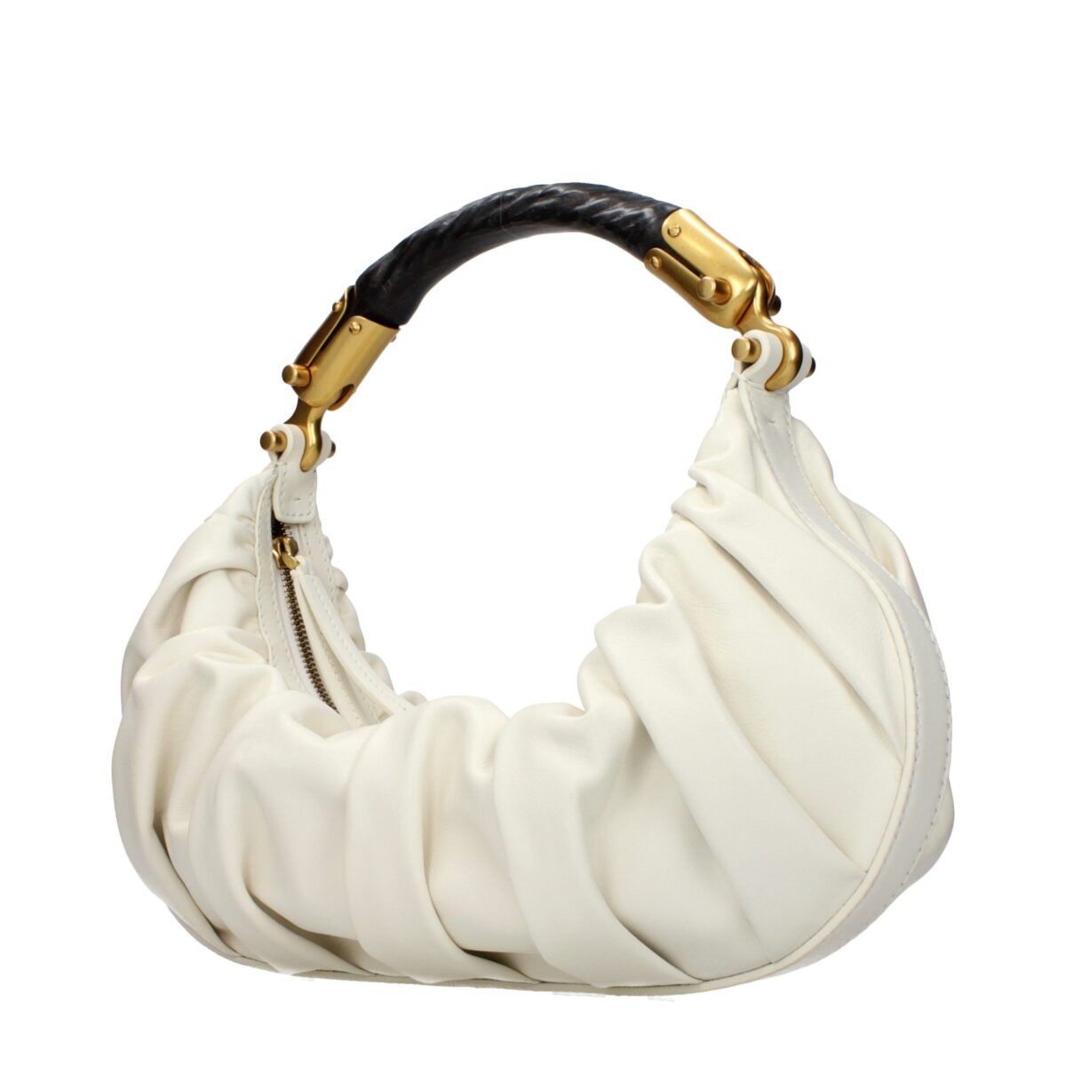 Balmain Beige Leather Handbag - Image 2