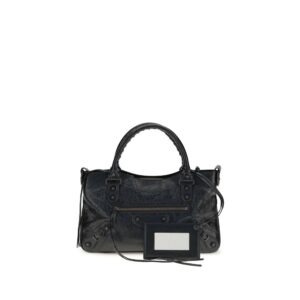 Balenciaga Black Lamb Shoulder Bag