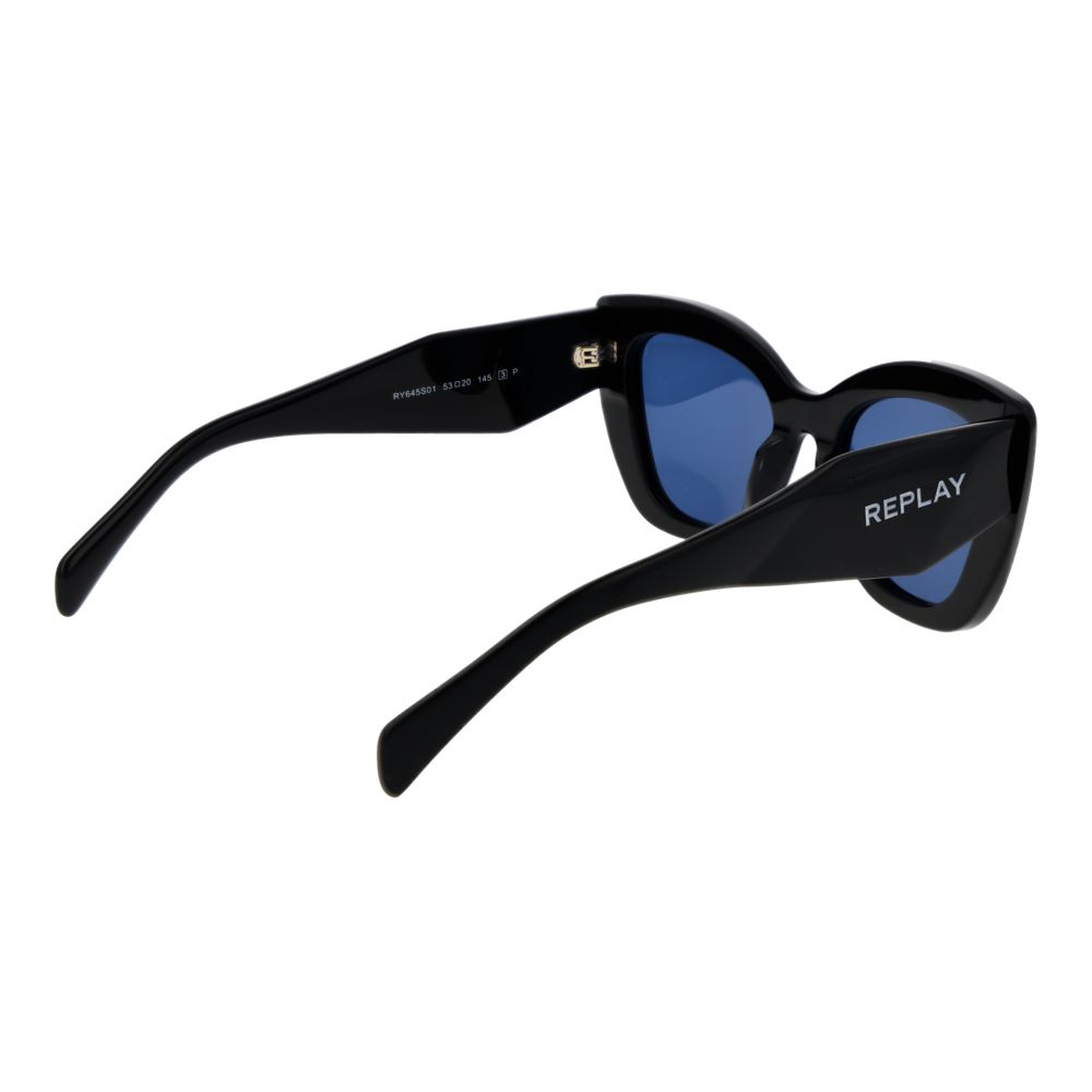 Replay Black Acetate Sunglasses - Image 3