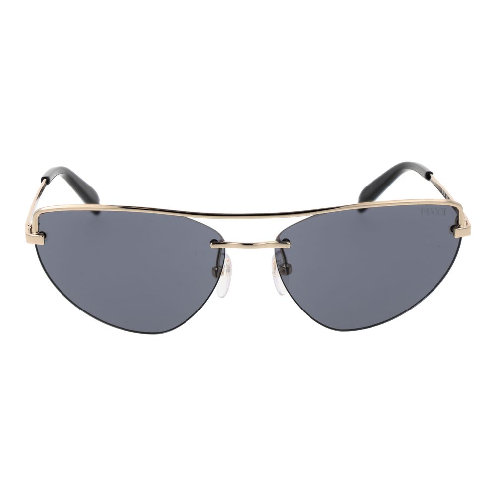 Emilio Pucci Gold Metal Sunglasses - Image 2