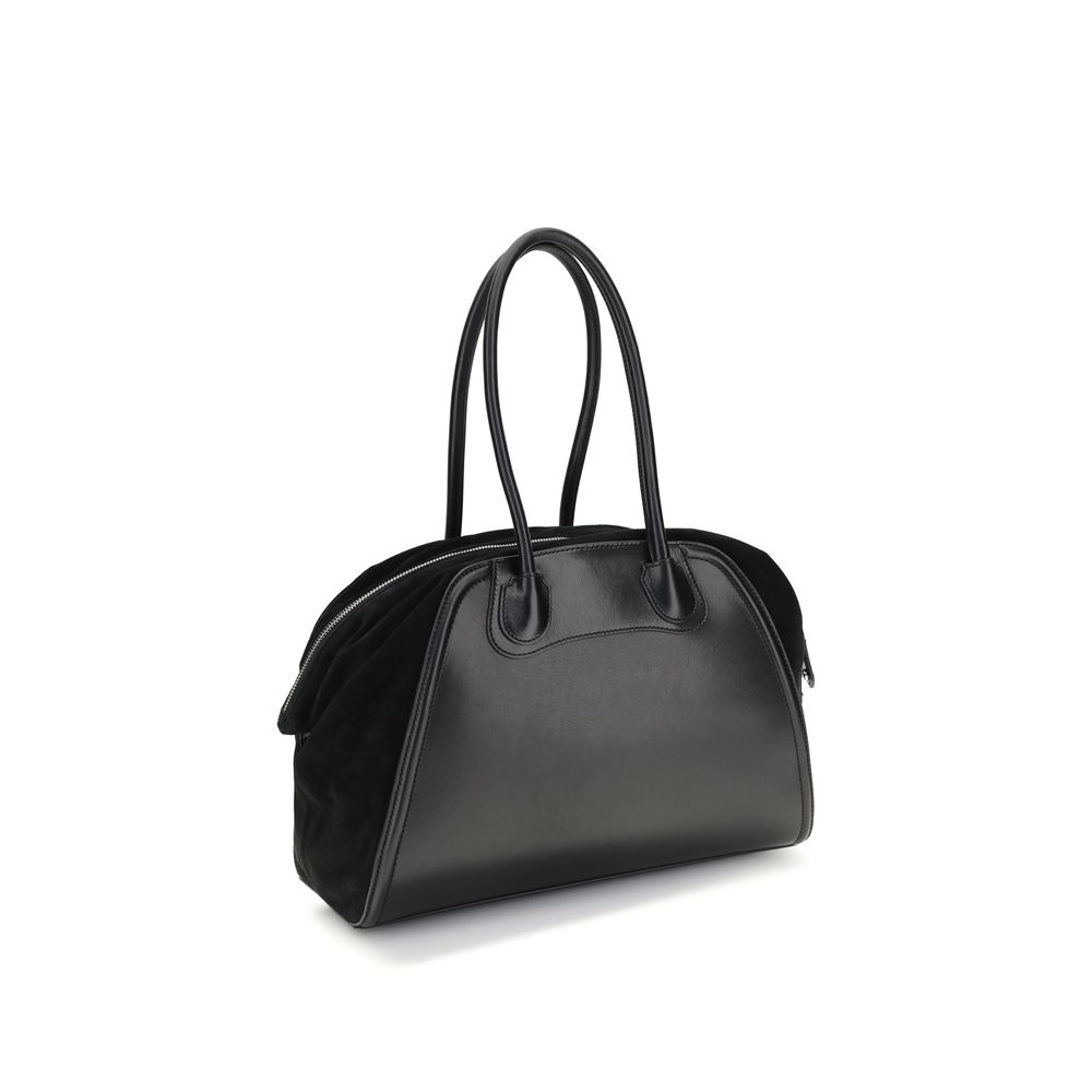 Vivienne Westwood Black Calf Leather Bos Taurus Shoulder Bag - Image 3