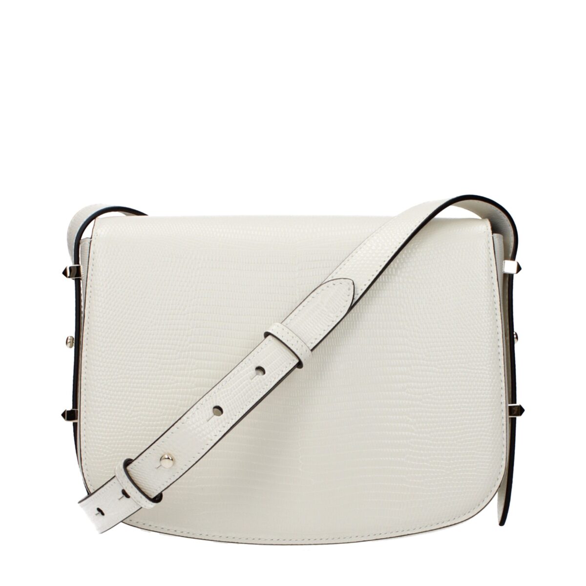 Jimmy Choo White Leather Crossbody Bag - Image 3