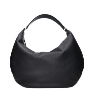 Jimmy Choo Black Leather Shoulder Bag
