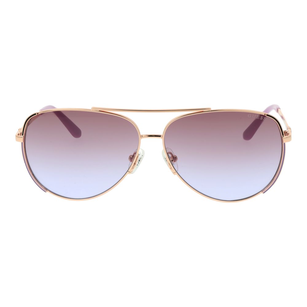 Guess Rose Gold Metal Sunglasses - Image 2