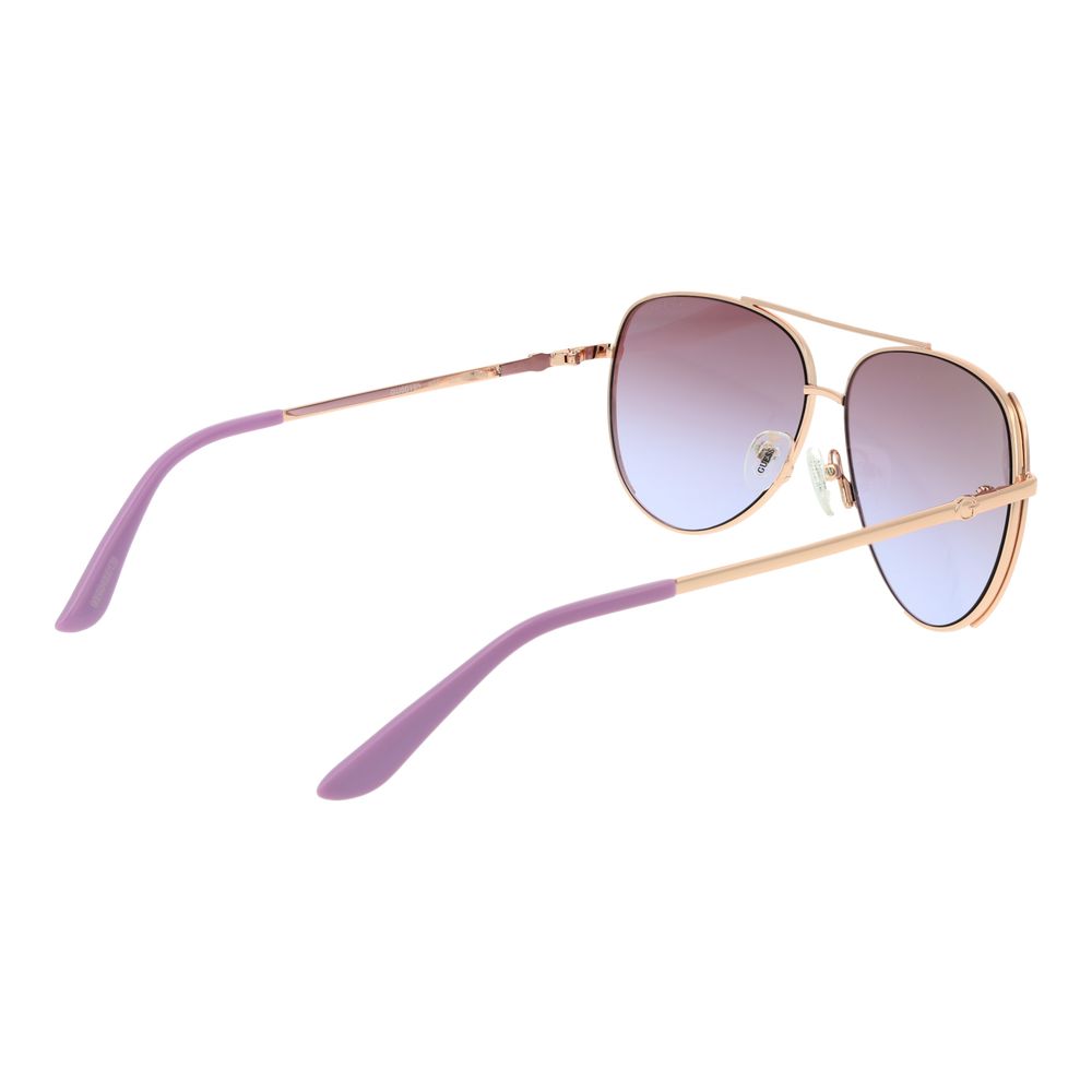 Guess Rose Gold Metal Sunglasses - Image 3