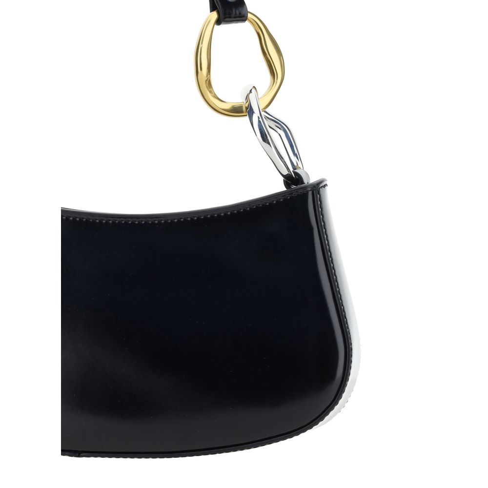 Staud Black Calf Leather Bos Taurus Shoulder Bag - Image 4