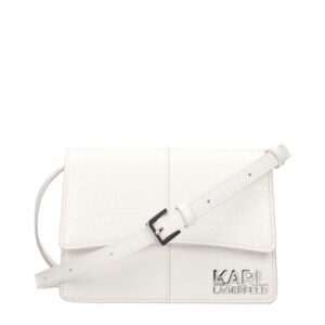 Karl Lagerfeld White Polyethylene Crossbody Bag