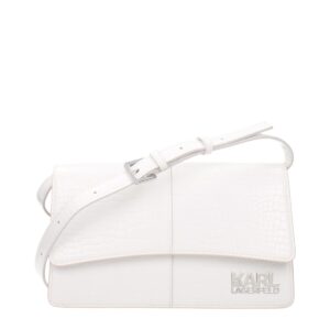 Karl Lagerfeld White Polyethylene Crossbody Bag