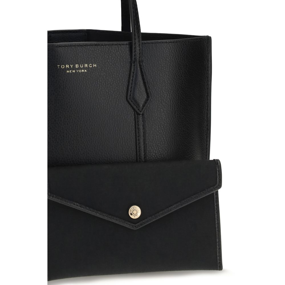 Tory Burch Black Calf Leather Bos Taurus Handbag - Image 4