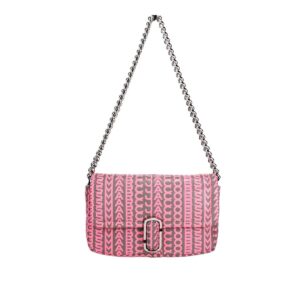 Marc Jacobs Neon Pink The Monogram Leather J Marc Mini Shoulder Bag Crossbody