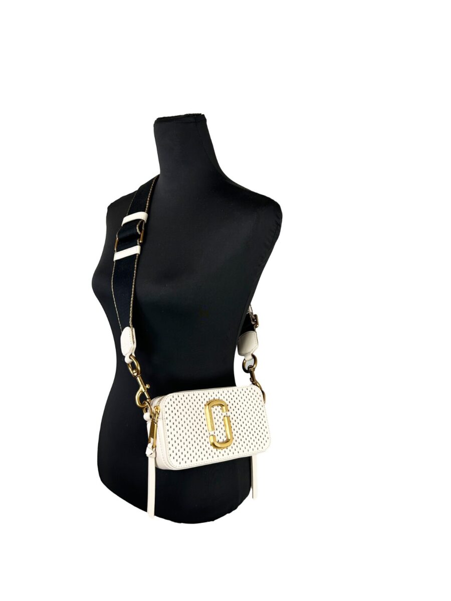 Marc Jacobs The Snapshot Perforated Crossbody Bag - Image 4