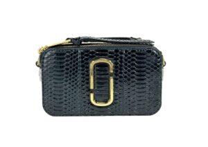 Marc Jacobs The Snapshot Snake Skin Crossbody Bag