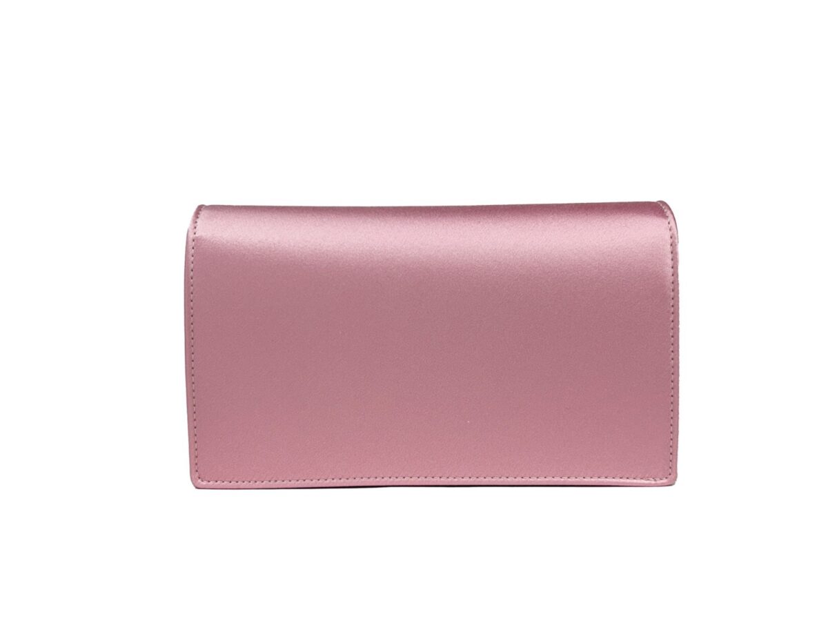 Versace Medusa Crystal Satin Mini Chain Crossbody Bag Purse - Image 3