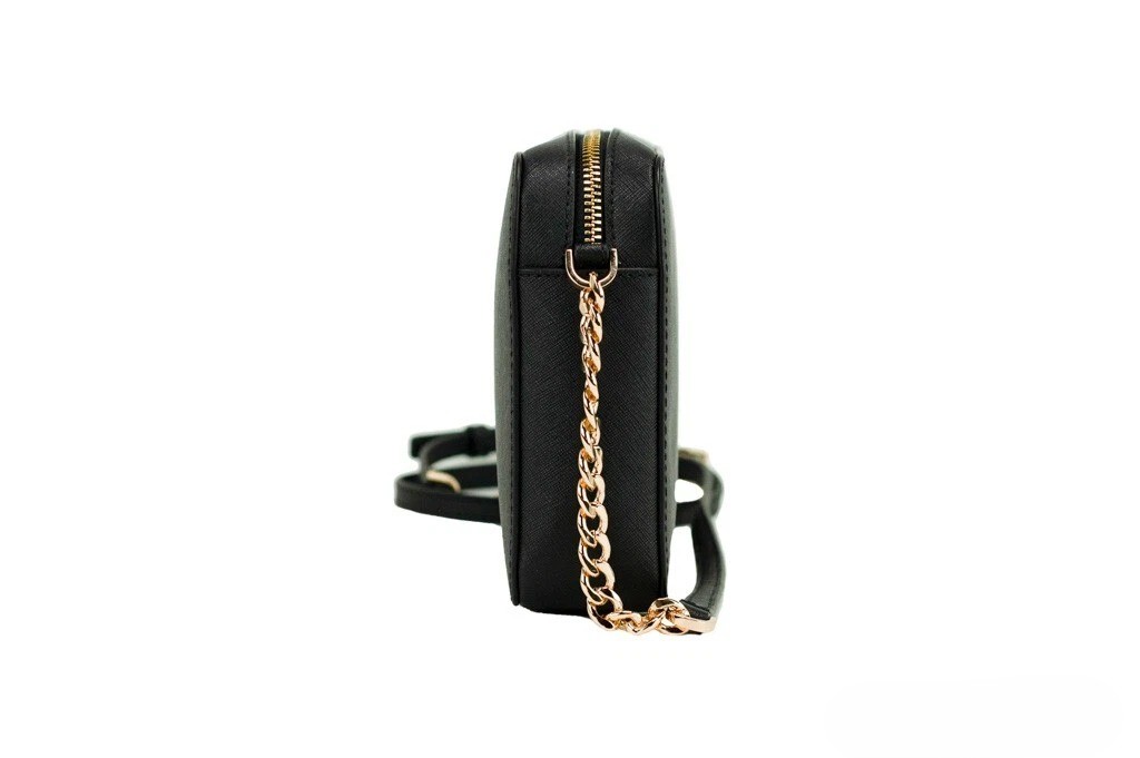 Michael Kors East West Crossbody Bag (Black/Gold) - Image 4