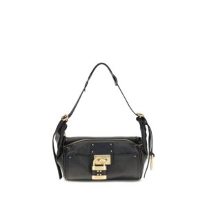 ChloƩ Black Calf Leather Bos Taurus Shoulder Bag