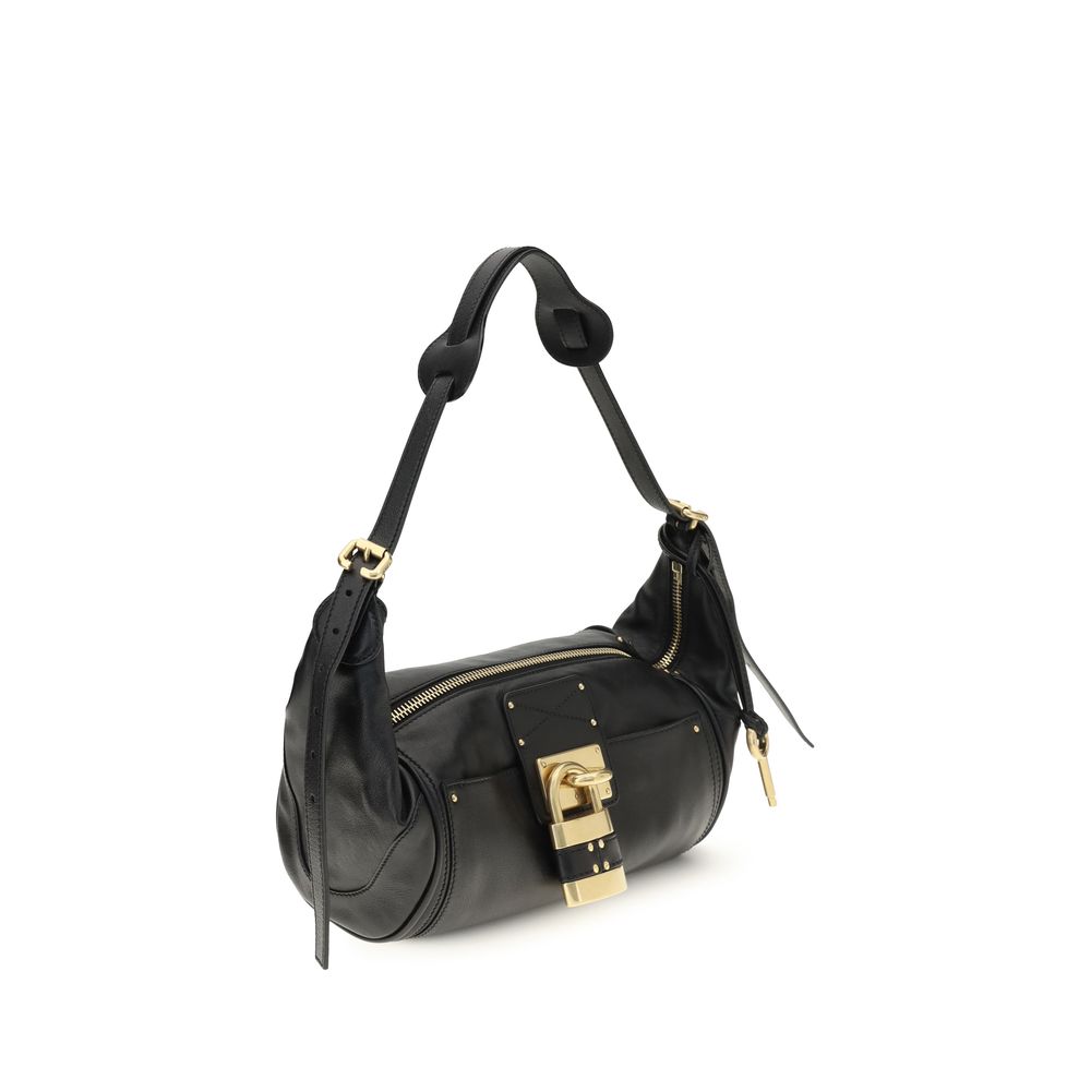 Chloé Black Calf Leather Bos Taurus Shoulder Bag - Image 2