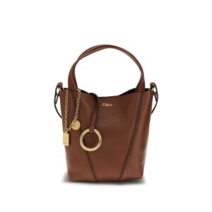 ChloƩ Brown Calf Leather Bos Taurus Shoulder Bag