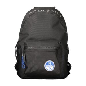North Sails Nero Polyester Uomo Backpack with Versatile Design