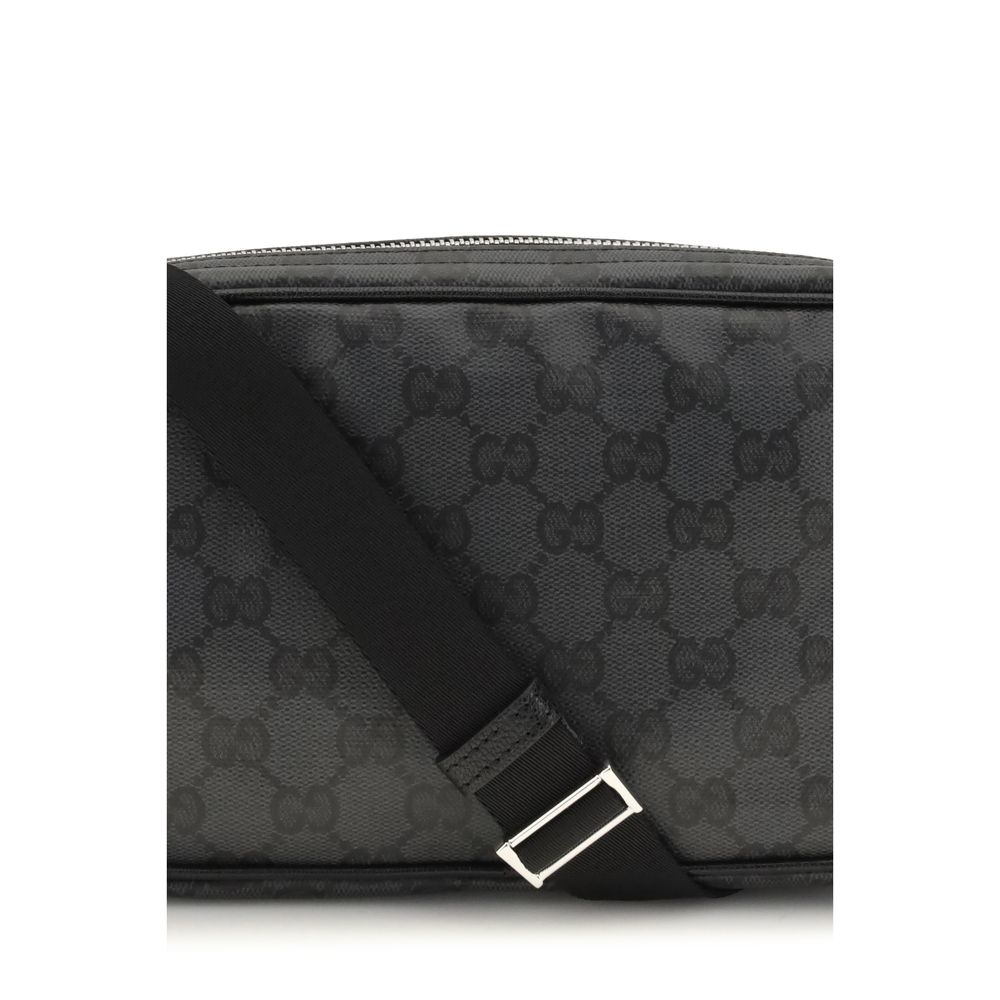 Gucci Black Cotton Shoulder Bag - Image 4