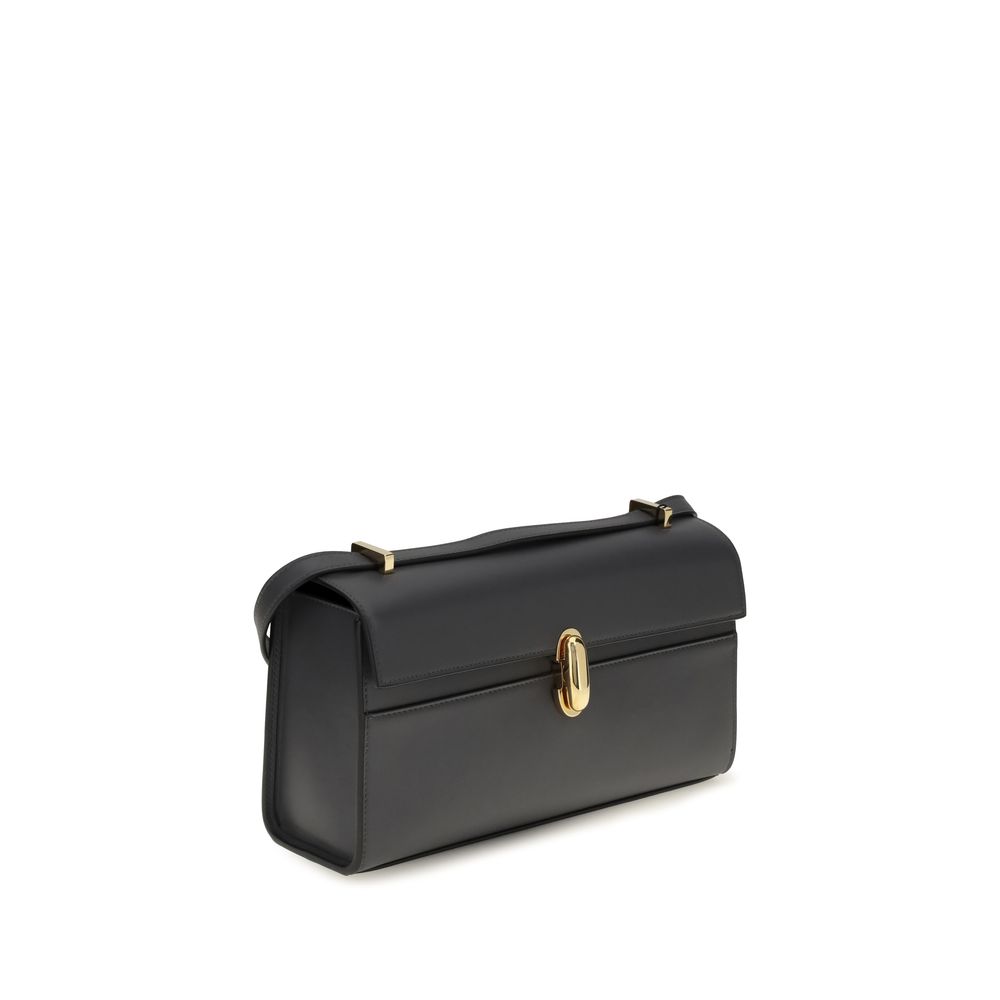 Savette Gray Calf Leather Bos Taurus Shoulder Bag - Image 2
